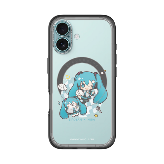 スリムプロテクションプレミアムケース with MagSafe［ しろたん×初音ミク - しろたん×初音ミク ］