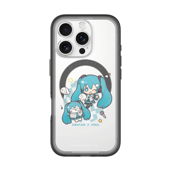 スリムプロテクションプレミアムケース with MagSafe［ しろたん×初音ミク - しろたん×初音ミク ］