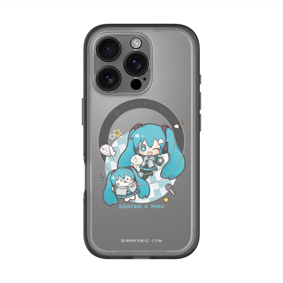 スリムプロテクションプレミアムケース with MagSafe［ しろたん×初音ミク - しろたん×初音ミク ］