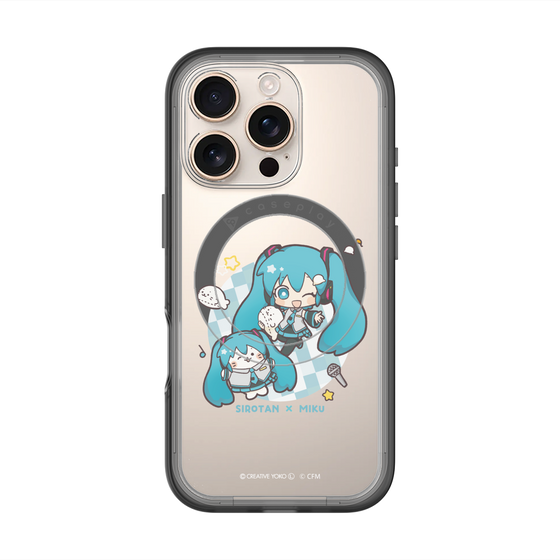 スリムプロテクションプレミアムケース with MagSafe［ しろたん×初音ミク - しろたん×初音ミク ］