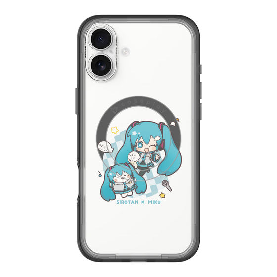 スリムプロテクションプレミアムケース with MagSafe［ しろたん×初音ミク - しろたん×初音ミク ］