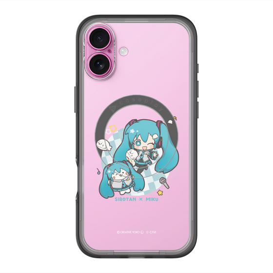 スリムプロテクションプレミアムケース with MagSafe［ しろたん×初音ミク - しろたん×初音ミク ］