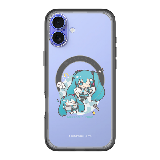 スリムプロテクションプレミアムケース with MagSafe［ しろたん×初音ミク - しろたん×初音ミク ］