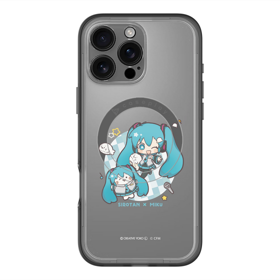 スリムプロテクションプレミアムケース with MagSafe［ しろたん×初音ミク - しろたん×初音ミク ］