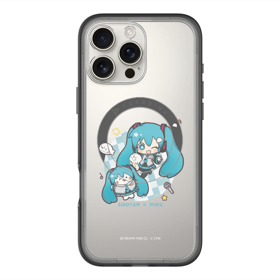 スリムプロテクションプレミアムケース with MagSafe［ しろたん×初音ミク - しろたん×初音ミク ］