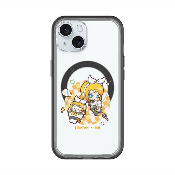 スリムプロテクションプレミアムケース with MagSafe［ しろたん×初音ミク - しろたん×鏡音リン ］