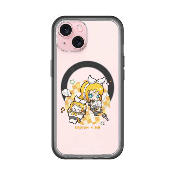 スリムプロテクションプレミアムケース with MagSafe［ しろたん×初音ミク - しろたん×鏡音リン ］