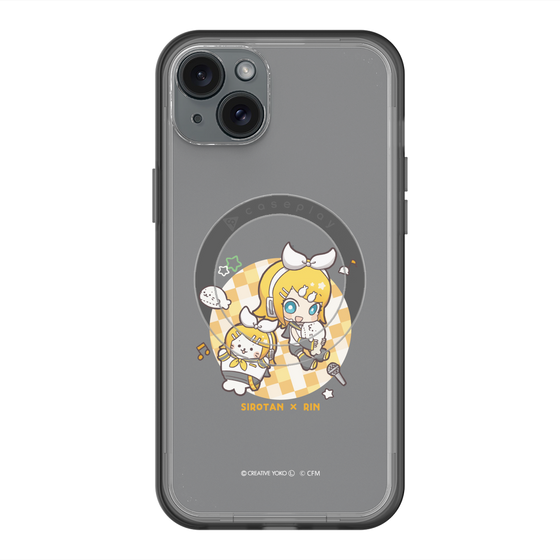 スリムプロテクションプレミアムケース with MagSafe［ しろたん×初音ミク - しろたん×鏡音リン ］