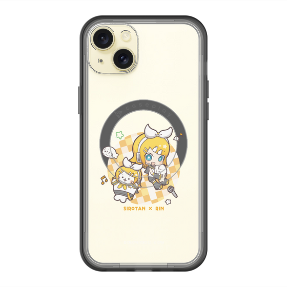 スリムプロテクションプレミアムケース with MagSafe［ しろたん×初音ミク - しろたん×鏡音リン ］