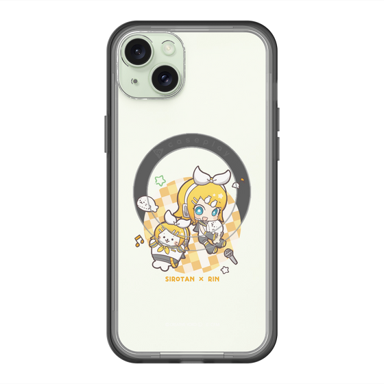 スリムプロテクションプレミアムケース with MagSafe［ しろたん×初音ミク - しろたん×鏡音リン ］