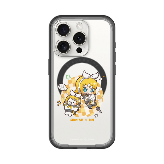 スリムプロテクションプレミアムケース with MagSafe［ しろたん×初音ミク - しろたん×鏡音リン ］