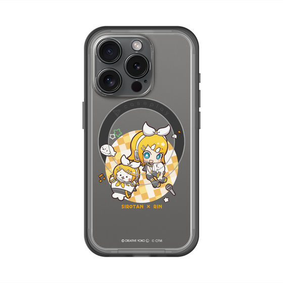 スリムプロテクションプレミアムケース with MagSafe［ しろたん×初音ミク - しろたん×鏡音リン ］