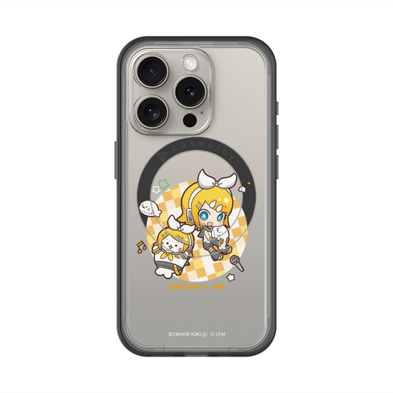 スリムプロテクションプレミアムケース with MagSafe［ しろたん×初音ミク - しろたん×鏡音リン ］