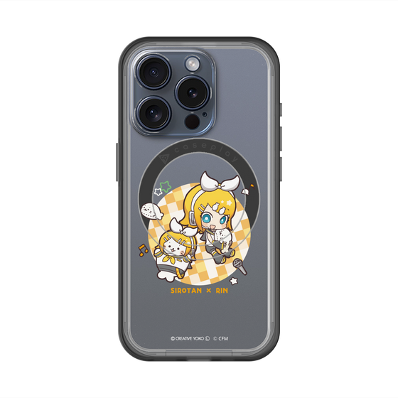 スリムプロテクションプレミアムケース with MagSafe［ しろたん×初音ミク - しろたん×鏡音リン ］