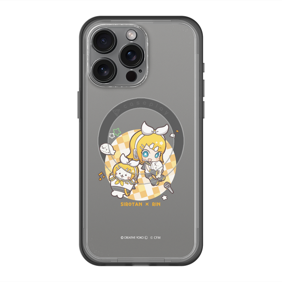 スリムプロテクションプレミアムケース with MagSafe［ しろたん×初音ミク - しろたん×鏡音リン ］