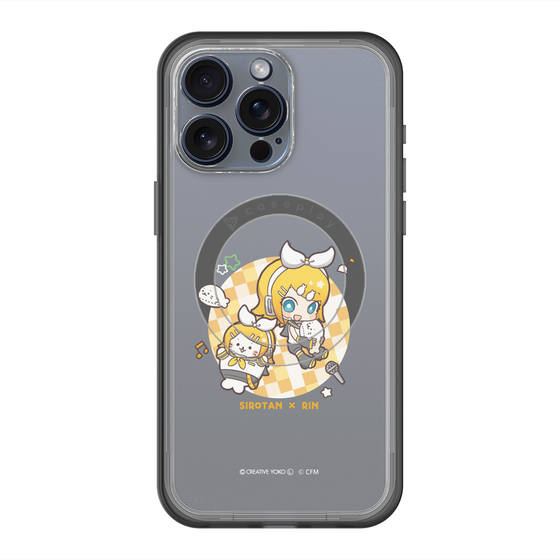 スリムプロテクションプレミアムケース with MagSafe［ しろたん×初音ミク - しろたん×鏡音リン ］