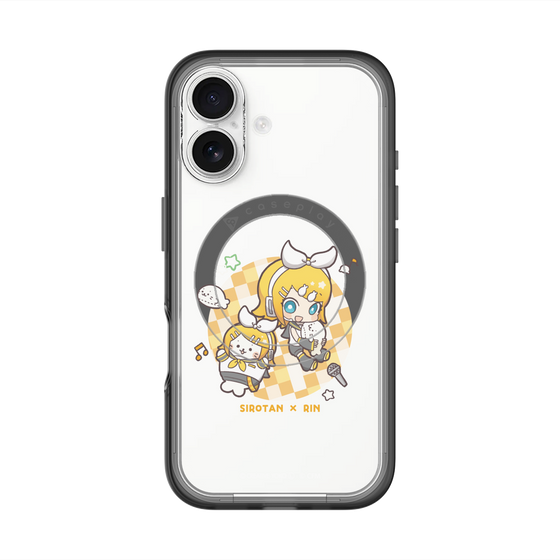 スリムプロテクションプレミアムケース with MagSafe［ しろたん×初音ミク - しろたん×鏡音リン ］