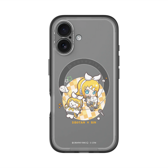 スリムプロテクションプレミアムケース with MagSafe［ しろたん×初音ミク - しろたん×鏡音リン ］