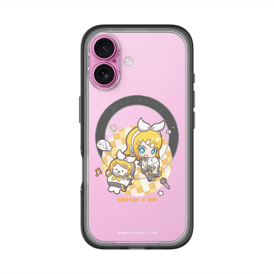 スリムプロテクションプレミアムケース with MagSafe［ しろたん×初音ミク - しろたん×鏡音リン ］