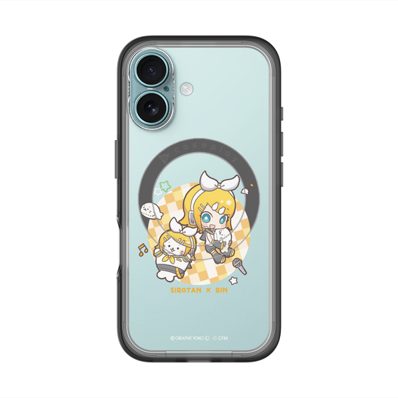 スリムプロテクションプレミアムケース with MagSafe［ しろたん×初音ミク - しろたん×鏡音リン ］