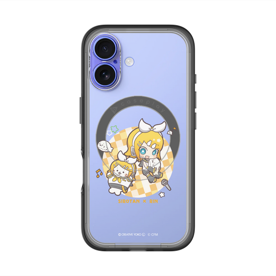 スリムプロテクションプレミアムケース with MagSafe［ しろたん×初音ミク - しろたん×鏡音リン ］
