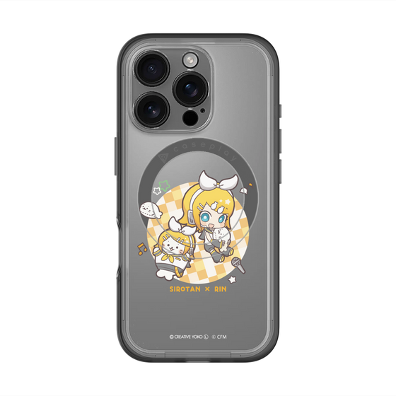 スリムプロテクションプレミアムケース with MagSafe［ しろたん×初音ミク - しろたん×鏡音リン ］