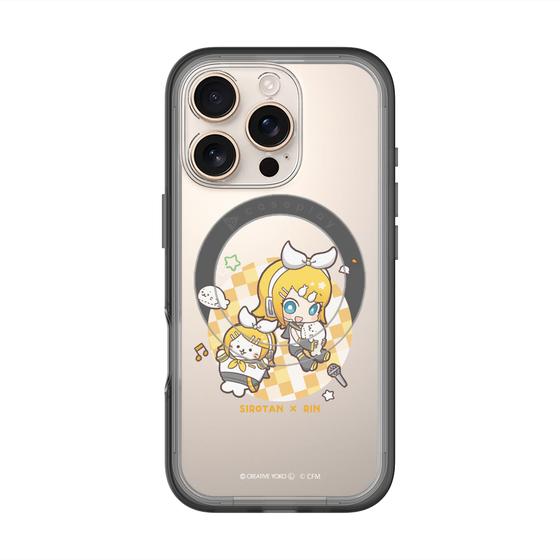 スリムプロテクションプレミアムケース with MagSafe［ しろたん×初音ミク - しろたん×鏡音リン ］
