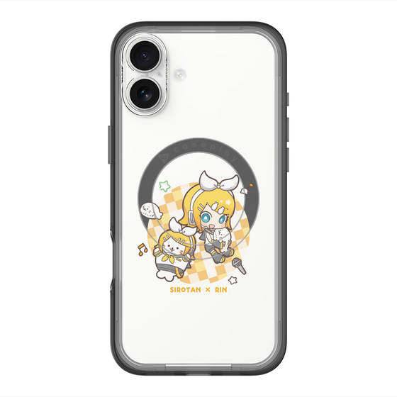 スリムプロテクションプレミアムケース with MagSafe［ しろたん×初音ミク - しろたん×鏡音リン ］