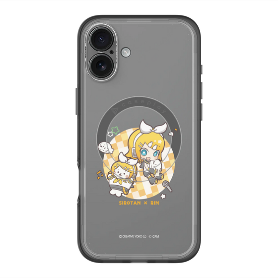 スリムプロテクションプレミアムケース with MagSafe［ しろたん×初音ミク - しろたん×鏡音リン ］