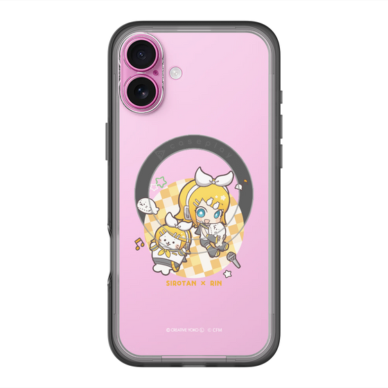 スリムプロテクションプレミアムケース with MagSafe［ しろたん×初音ミク - しろたん×鏡音リン ］