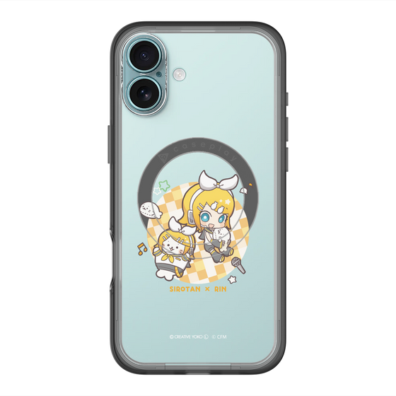 スリムプロテクションプレミアムケース with MagSafe［ しろたん×初音ミク - しろたん×鏡音リン ］