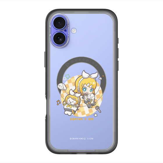 スリムプロテクションプレミアムケース with MagSafe［ しろたん×初音ミク - しろたん×鏡音リン ］