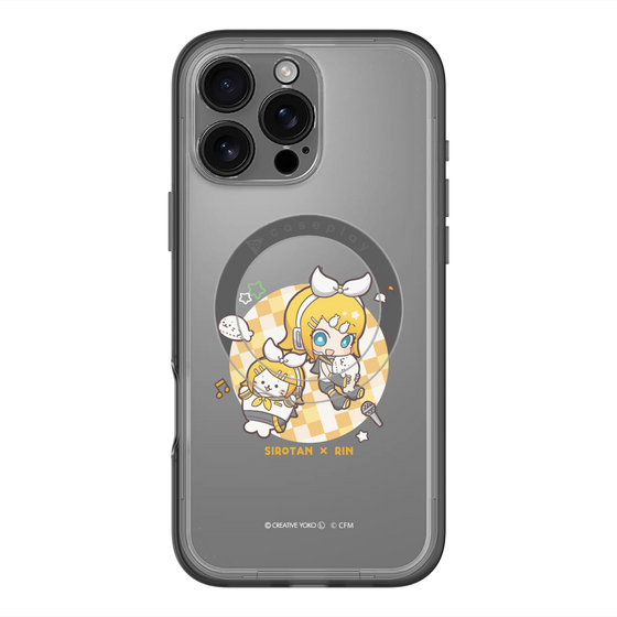 スリムプロテクションプレミアムケース with MagSafe［ しろたん×初音ミク - しろたん×鏡音リン ］
