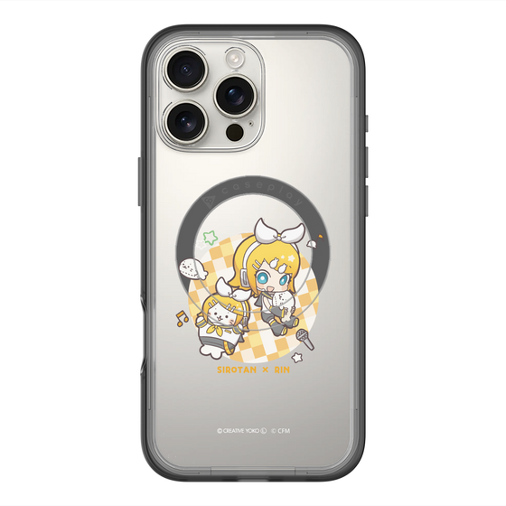スリムプロテクションプレミアムケース with MagSafe［ しろたん×初音ミク - しろたん×鏡音リン ］
