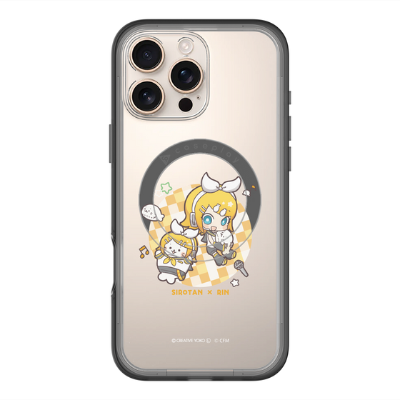 スリムプロテクションプレミアムケース with MagSafe［ しろたん×初音ミク - しろたん×鏡音リン ］