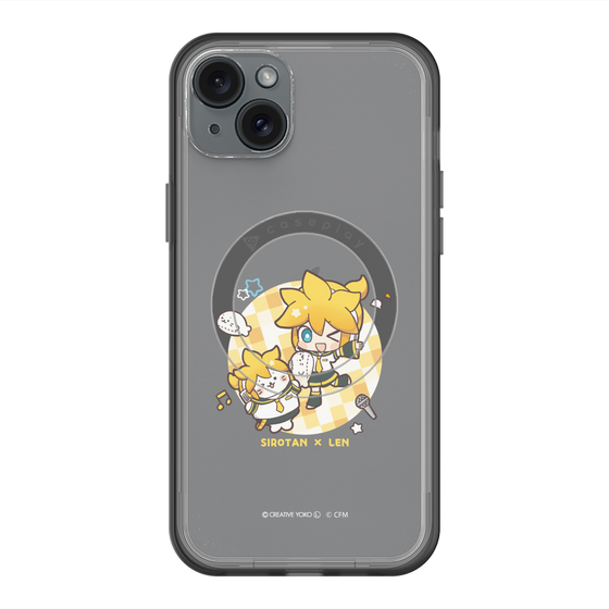 スリムプロテクションプレミアムケース with MagSafe［ しろたん×初音ミク - しろたん×鏡音レン ］