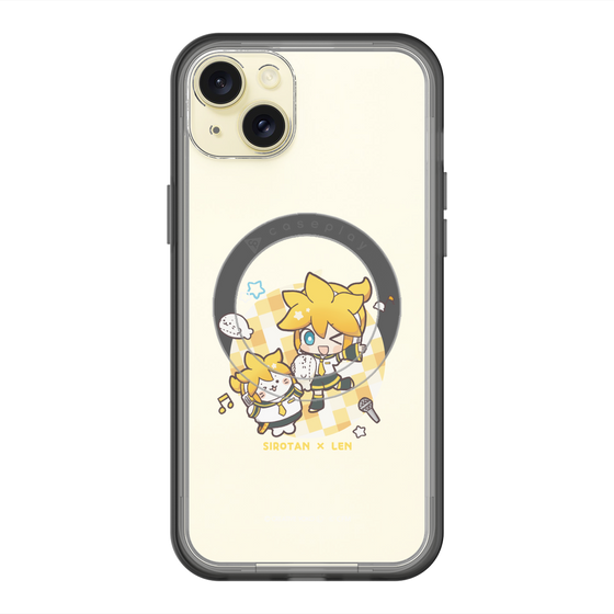 スリムプロテクションプレミアムケース with MagSafe［ しろたん×初音ミク - しろたん×鏡音レン ］