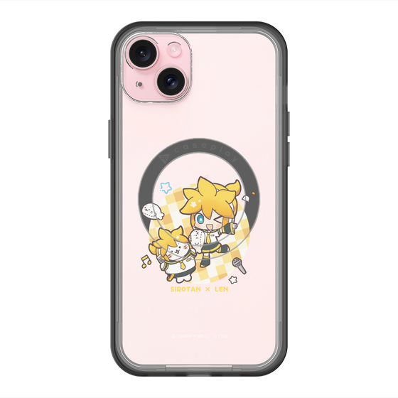 スリムプロテクションプレミアムケース with MagSafe［ しろたん×初音ミク - しろたん×鏡音レン ］