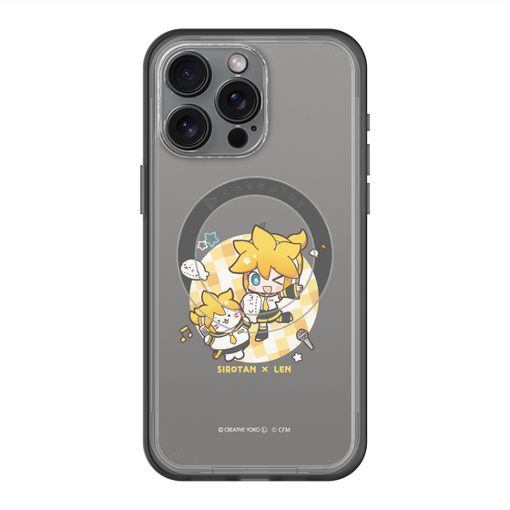 スリムプロテクションプレミアムケース with MagSafe［ しろたん×初音ミク - しろたん×鏡音レン ］