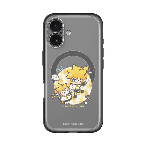 スリムプロテクションプレミアムケース with MagSafe［ しろたん×初音ミク - しろたん×鏡音レン ］
