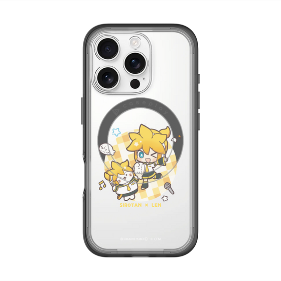 スリムプロテクションプレミアムケース with MagSafe［ しろたん×初音ミク - しろたん×鏡音レン ］