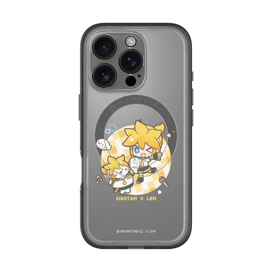 スリムプロテクションプレミアムケース with MagSafe［ しろたん×初音ミク - しろたん×鏡音レン ］