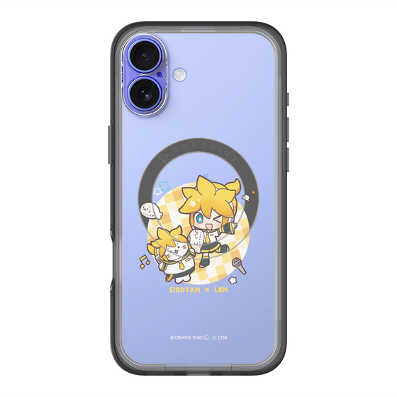 スリムプロテクションプレミアムケース with MagSafe［ しろたん×初音ミク - しろたん×鏡音レン ］