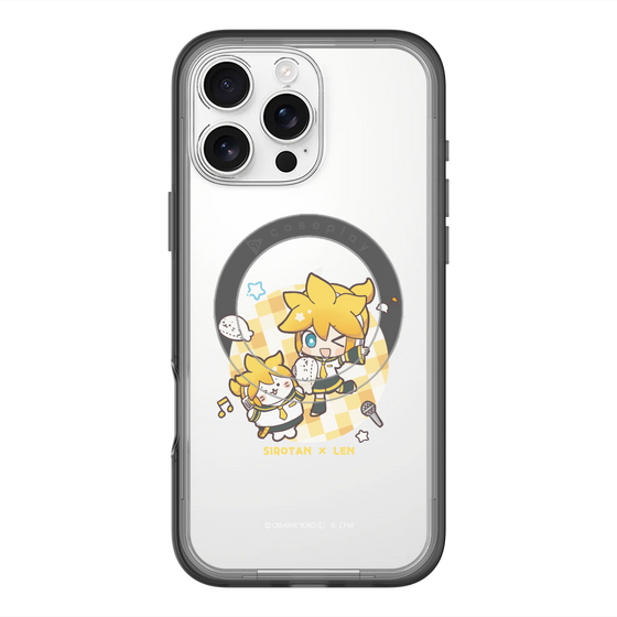 スリムプロテクションプレミアムケース with MagSafe［ しろたん×初音ミク - しろたん×鏡音レン ］