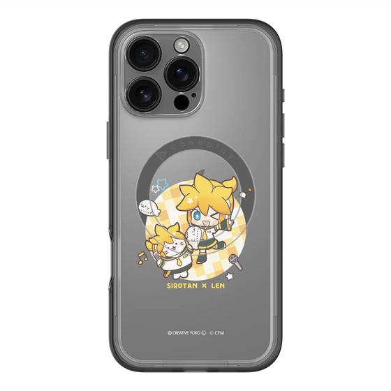 スリムプロテクションプレミアムケース with MagSafe［ しろたん×初音ミク - しろたん×鏡音レン ］