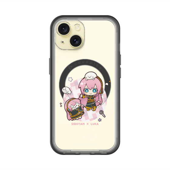 スリムプロテクションプレミアムケース with MagSafe［ しろたん×初音ミク - しろたん×巡音ルカ ］