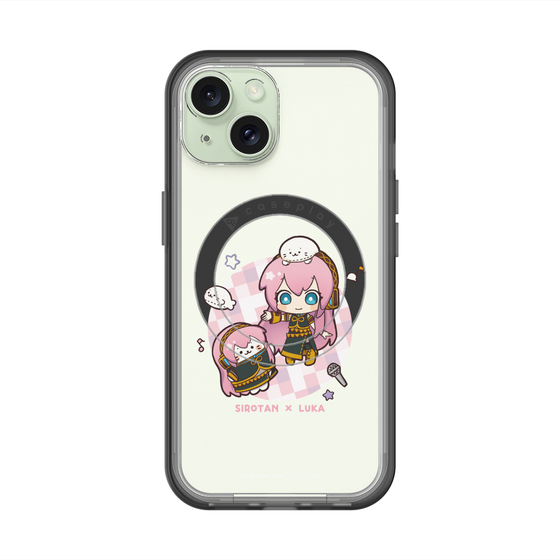 スリムプロテクションプレミアムケース with MagSafe［ しろたん×初音ミク - しろたん×巡音ルカ ］