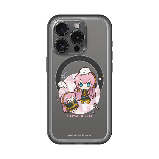 スリムプロテクションプレミアムケース with MagSafe［ しろたん×初音ミク - しろたん×巡音ルカ ］