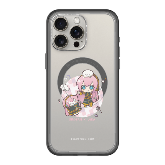 スリムプロテクションプレミアムケース with MagSafe［ しろたん×初音ミク - しろたん×巡音ルカ ］