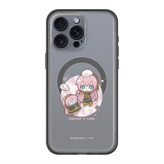 スリムプロテクションプレミアムケース with MagSafe［ しろたん×初音ミク - しろたん×巡音ルカ ］